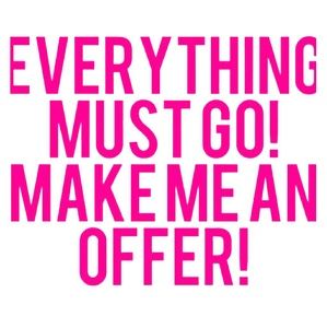 Closet clear out for new items!